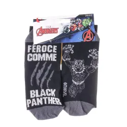 Шкарпетки Marvel Avengers Black Panther 1-pack 39-42 white/black 93154862-4 - Robinzon.ua