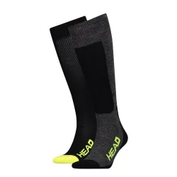 Шкарпетки Head Unisex Ski Kneehigh 2-pack 35-38 gray/black/yellow 791003001-817 Шкарпетки Head Unisex Ski Kneehigh 2-pack 35-38 gray/black/yellow 791003001-817 - Robinzon.ua
