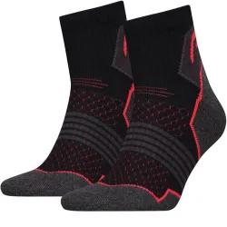 Шкарпетки Head Hiking Quarter Unisex 2-pack 35-38 black/red 781002001-232 - Robinzon.ua