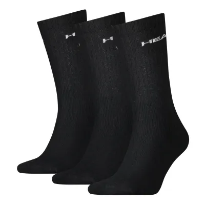 Носки Head Crew Unisex 3-pack 35-38 black 771027001-200 - Robinzon.ua