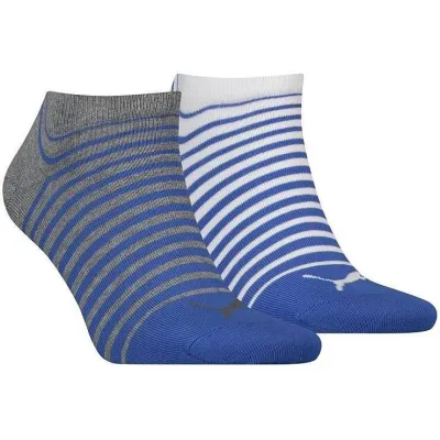 Шкарпетки Puma Unisex Sneaker 2-pack 39-42 blue/gray/white 101001001-023 - Robinzon.ua