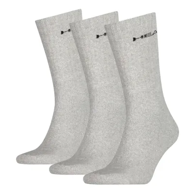 Носки Head Crew Unisex 3-pack 35-38 gray 771027001-400 - Robinzon.ua