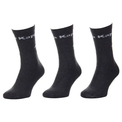 Шкарпетки Kappa Socks Logo Saboya 3-pack 39-42 black 304MT00-906 - Robinzon.ua