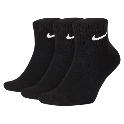 Шкарпетки Nike Everyday Cushion Ankle 3-pack 46-50 black SX7667-010 - Robinzon.ua