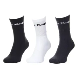 Шкарпетки Kappa Socks Logo Saboya 3-pack 43-46 black/white 304MT00-909 - Robinzon.ua