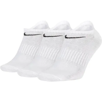 Шкарпетки Nike Everyday Lightweight No Show 3-pack 46-50 white SX7678-100 - Robinzon.ua