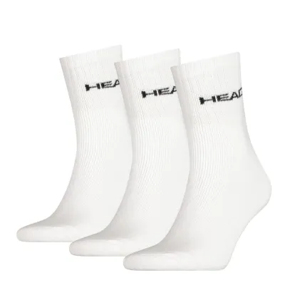 Шкарпетки Head Short Crew Unisex 3-pack 35-38 white 771026001-300 - Robinzon.ua