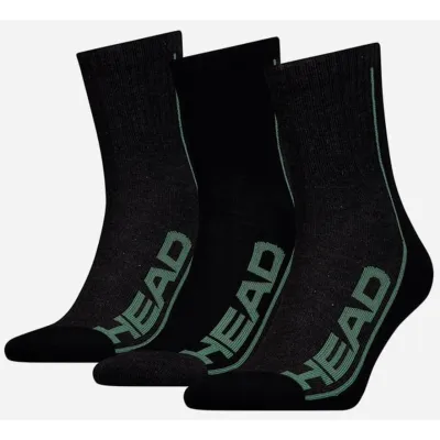 Носки Head PERFORMANCE SHORT CREW 3P UNISEX Черный 35-38 (791010001-005) - Robinzon.ua