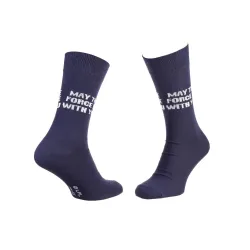 Шкарпетки Star Wars May The Force Be With You 1-pack 39-42 blue 93154262-4 - Robinzon.ua