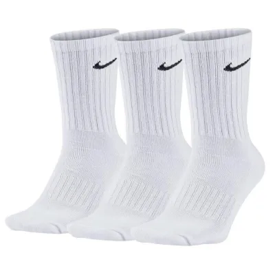 Шкарпетки Nike Everyday Lightweight Crew 3-pack 46-50 white SX7676-100 - Robinzon.ua