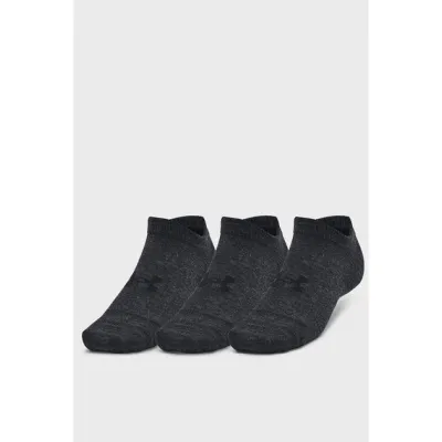 Чоловічі Шкарпетки UA Essential No Show 3pk чорний Уні SM 1382623-001 SM - Robinzon.ua
