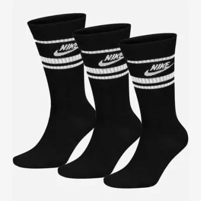 Мужские Носки Nike U NK NSW EVERYDAY ESSENTIAL CR 3PR черный Уни 38-42 DX5089-010 38-42 - Robinzon.ua