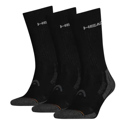 Носки Head Performance Crew 3-pack 35-38 black 741020001-200 - Robinzon.ua