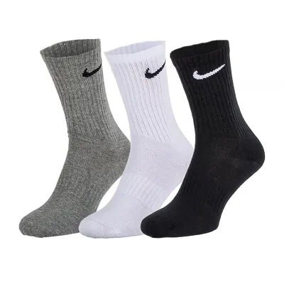 Чоловічі Шкарпетки Nike U NK EVERYDAY LTWT CREW 3PR Різнокольоровий 38-42 (7dSX7676-964 38-42) - Robinzon.ua
