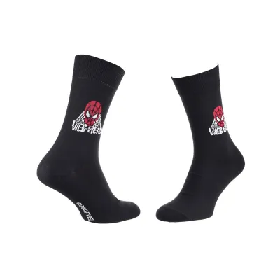 Шкарпетки Marvel Spider-Man Web Head 1-pack 39-42 black 93152362-6 - Robinzon.ua