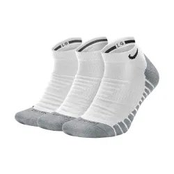 Носки Nike Everyday Max Cushioned No Show 3-pack 34-38 white/gray SX6964-100 Носки Nike Everyday Max Cushioned No Show 3-pack 34-38 white/gray SX6964-100 - Robinzon.ua
