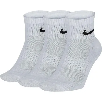 Шкарпетки Nike Everyday Lightweight Ankle 3-pack 46-50 white SX7677-100 - Robinzon.ua