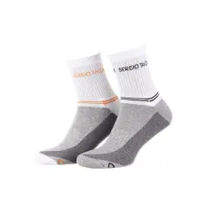 Шкарпетки Sergio Tacchini 2-pack 36-40 white/gray/orange 13150661-1 Шкарпетки Sergio Tacchini 2-pack 36-40 white/gray/orange 13150661-1 - Robinzon.ua