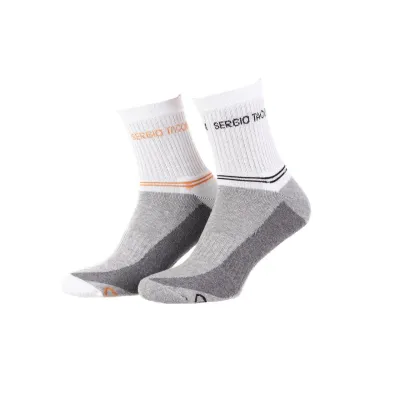 Шкарпетки Sergio Tacchini 2-pack 36-40 white/gray/orange 13150661-1 - Robinzon.ua
