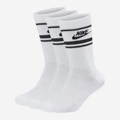 Мужские Носки Nike U NK NSW EVERYDAY ESSENTIAL CR 3PR белый, черный Уни 42-46 DX5089-103 42-46 - Robinzon.ua