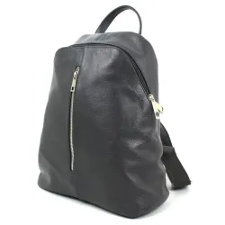 Женский кожаный рюкзак Borsacomoda 14 л темно-серый 841.021 - Robinzon.ua