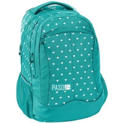 Городской рюкзак 22L PASO  зеленый - Robinzon.ua
