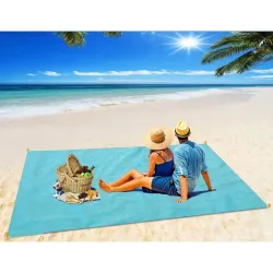 Пляжний килимок Retoo блакитний Пляжний килимок Retoo блакитний - Robinzon.ua