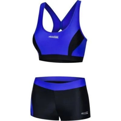 Купальник роздільний для жінок Aqua Speed FIONA 6455 чорний, синій Жін 36(S) 348-14 36 - Robinzon.ua