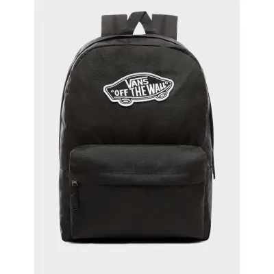 Рюкзак Vans чорний із аплікацією 22 л. Vans Realm Backpack Black - Robinzon.ua