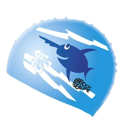 Дитяча шапочка для плавання BECO Блакитний - Robinzon.ua