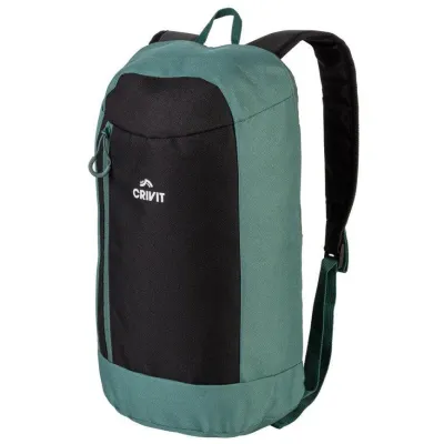 Небольшой городской рюкзак 10L Crivit Mini черный с зеленым - Robinzon.ua