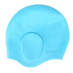 Шапочка для плавания Aqua с ушами голубая MSW 061 Шапочка для плавания Aqua с ушами голубая MSW 061 - Robinzon.ua