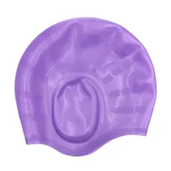Шапочка для плавання Aqua з вухами фіолетова MSW 061 - Robinzon.ua