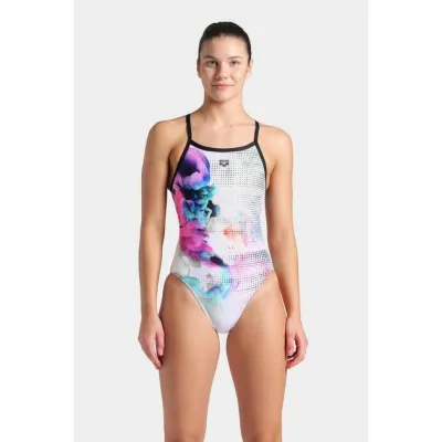 Купальник закритий для женщин Arena AIRBRUSH SWIMSUIT CHALLENGE BA мультиколор Жен 38 007912-510 38 - Robinzon.ua