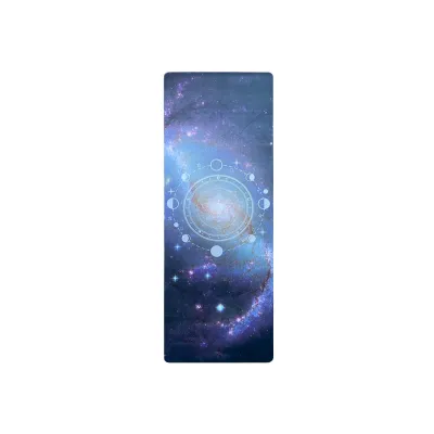 Коврик для йоги EasyFit Light BlueMoon (замша-каучук) голубой - Robinzon.ua