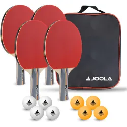 Набір для настільного тенісу Joola Team School 4 Bats 8 Balls (930798) - Robinzon.ua