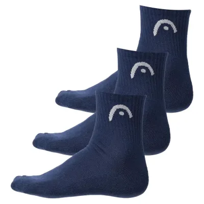 Чоловічі Шкарпетки Head ALL SPORTS TRAINING SHORT CREW 3P темно-синій Чол 43-46 701229016-003 43-46 - Robinzon.ua