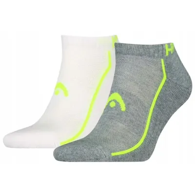 Чоловічі Шкарпетки Head ALL SPORTS PERFORMANCE SNEAKER 2P сірий, білий Чол 39-42 701229023-004 39-42 - Robinzon.ua