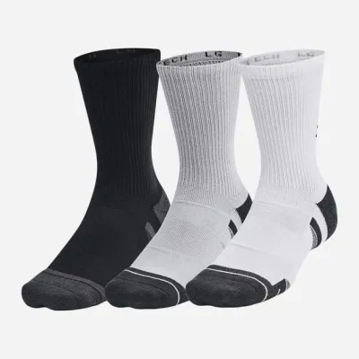Чоловічі Шкарпетки UA Unisex Perf Tech 6pk Crew чорний, сірий, білий Уні MD 1386242-011 MD - Robinzon.ua