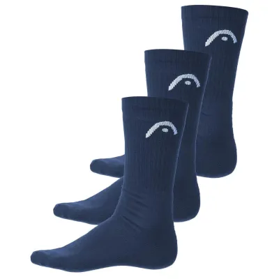 Чоловічі Шкарпетки Head ALL SPORTS TRAINING CREW 3P темно-синій Уні 39-42 701229015-003 39-42 - Robinzon.ua