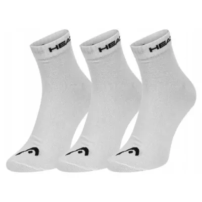 Мужские Носки Head ELEMENTS ALL SPORTS QUARTER 3P белый Муж 31-34 701229010-002 31-34 - Robinzon.ua