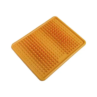 Ортопедический массажный коврик для стоп EasyFit Acupoint с шипами оранжевый - Robinzon.ua