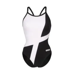 Жіночий Купальник Arena DIAMOND SWIMSUIT LIGHTDROP BAC чорний, білий Жін 38 007757-510 38 - Robinzon.ua