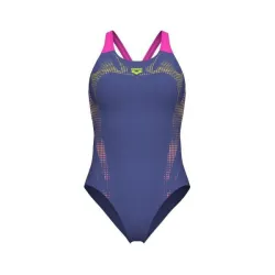 Купальник закритий для жінок Arena SPIDER WEB SWIMSUIT V BACK рожевий Жін 40 007988-890 40 - Robinzon.ua