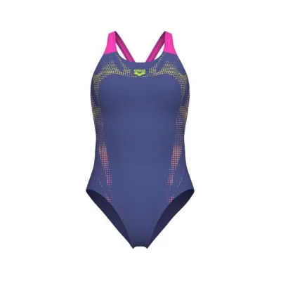 Купальник закритий для женщин Arena SPIDER WEB SWIMSUIT V BACK розовый Жен 36 007988-890 36 - Robinzon.ua