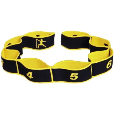 Еспандер стрічка EasyFit з петлями для тренувань жовтий (MEDIUM) - Robinzon.ua