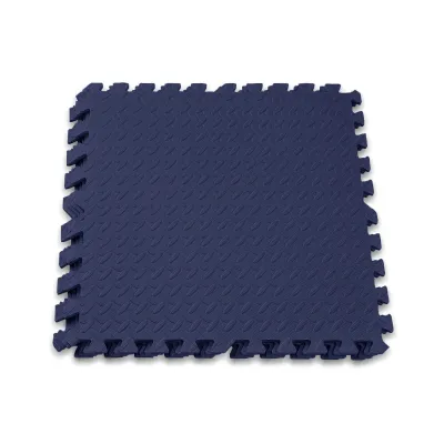 Татамі мат EasyFit SwallowTail (60х60 см) пазл хвіст ластівки синій - Robinzon.ua