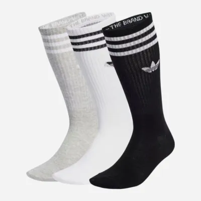 Носки Adidas HIGH CREW SOCK белый, серый, черный Уни M (40-42) IU2653 40-42 - Robinzon.ua