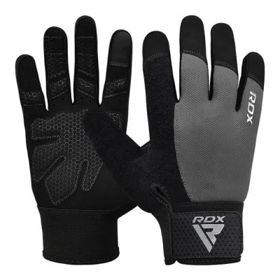 Рукавички для фітнесу RDX W1 Full Finger Plus Grey L - Robinzon.ua