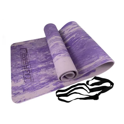 Килимок для йоги та фітнеса EasyFit s-EVA Mat 8 мм Фіолетовий - Robinzon.ua